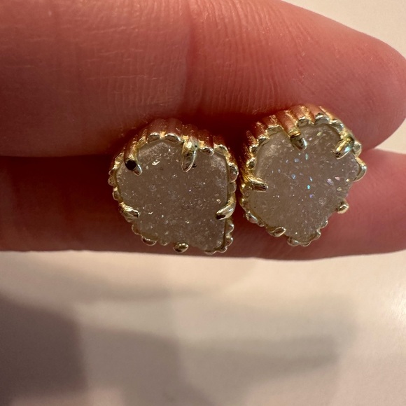 Drusy Kendra Scott studs - Picture 2 of 4
